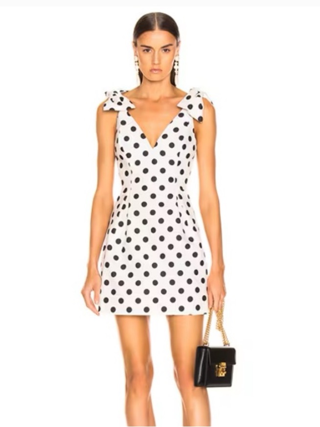Zimmermann Corzage Polka Dot Cotton Mini Dress